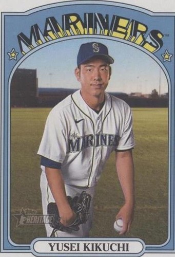 2022 Topps Heritage High Number Chrome /999 Yusei Kikuchi