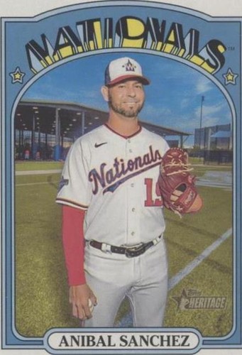 2021 Topps Heritage - Anibal Sanchez #458