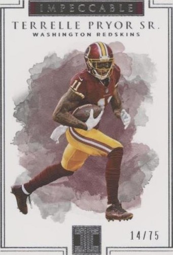 2017 Panini Impeccable Terrelle Pryor #77