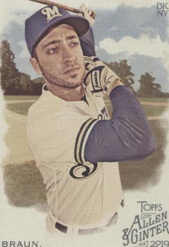 2019 Topps Allen & Ginter - Ryan Braun #40