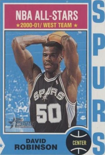 2001-02 Topps Heritage - David Robinson #36