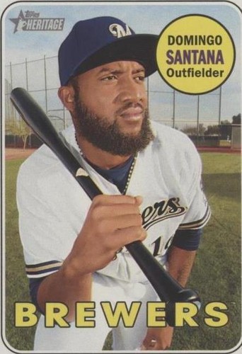 2018 Topps Heritage - Domingo Santana #13