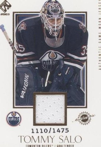 2002-03 Pacific Private Stock Reserve - Tommy Salo #123