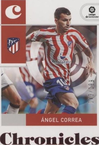 2022-23 Panini Donruss Optic ANGEL CORREA BLUE Prizm AUTO
