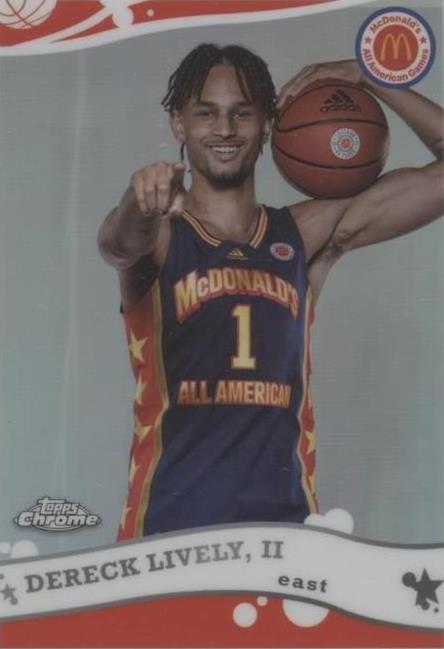 2022 Topps Chrome McDonald's All American - Dereck Lively #2K6-2