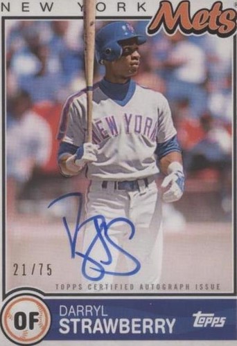 2020 Topps Brooklyn Collection - Darryl Strawberry #BKA-DST