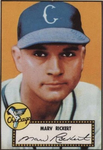 1983 Topps 1952 Reprint Series - Marv Rickert #50