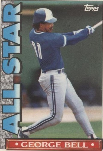 1990 Topps TV Glossy All-Star Set - George Bell #21