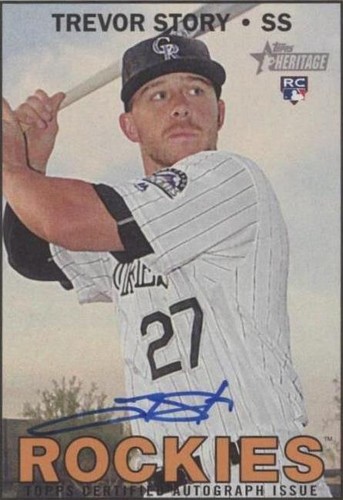 2016 Topps Heritage High Number - Trevor Story #ROA-TS