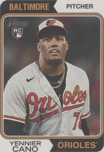 2023 Topps Heritage High Number - Yennier Cano #527