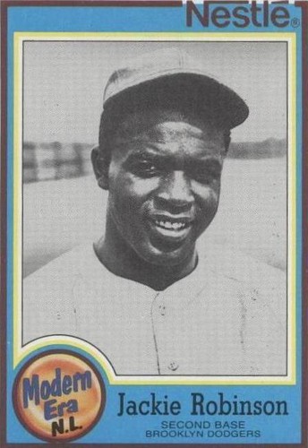 1987 Topps Nestlé All-Time Dream Team - Jackie Robinson #24