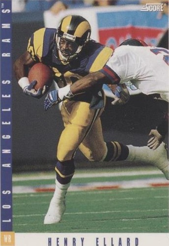 1993 Score Henry Ellard #252