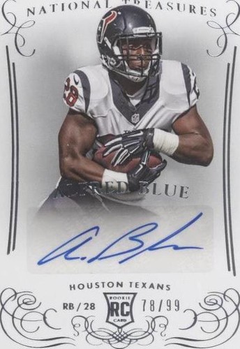 2014 Panini National Treasures Alfred Blue #224