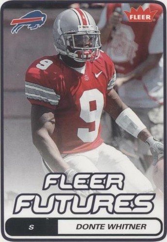 2006 Fleer Donte Whitner #168