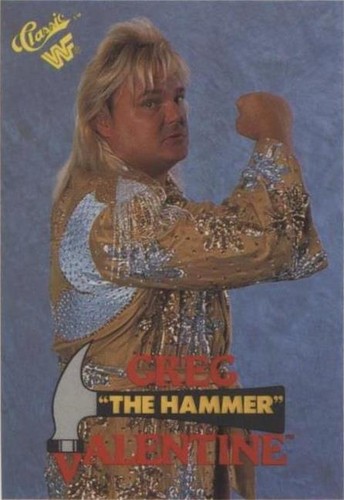 1990 Classic WWF - Greg Valentine #33