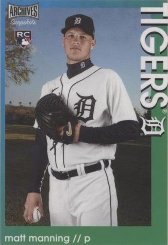 2022 Topps Archives Snapshots - Matt Manning #49