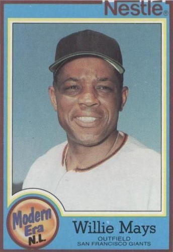 1987 Topps Nestlé All-Time Dream Team - Willie Mays #28