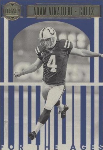 2023 Panini Legacy Adam Vinatieri #FTA-2