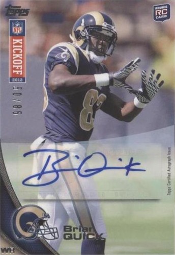 2012 Topps Kickoff Brian Quick #29