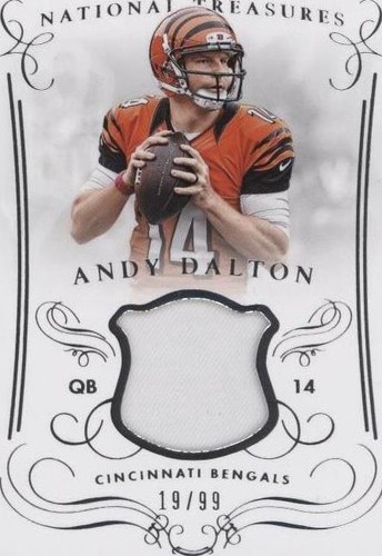 2014 Panini National Treasures Andy Dalton #M-AD