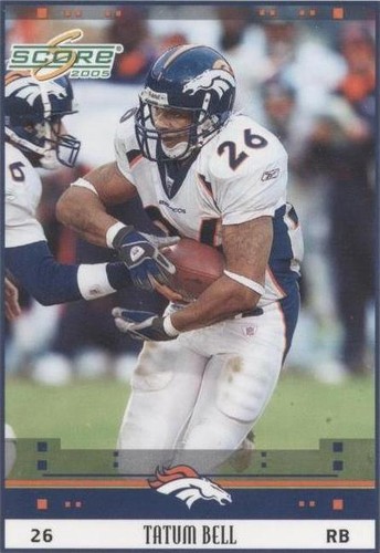 2005 Score Tatum Bell #90