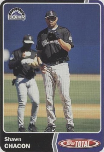 2003 Topps Total - Shawn Chacon #92