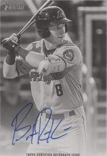 2018 Topps Heritage Minor League Edition - Brent Rooker #DEA-BR