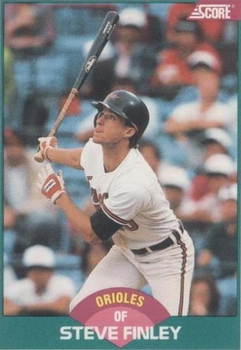 1989 Score Rookie & Traded - Steve Finley #95T