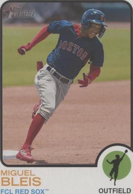2022 Topps Heritage Minor League Edition - Miguel Bleis #156