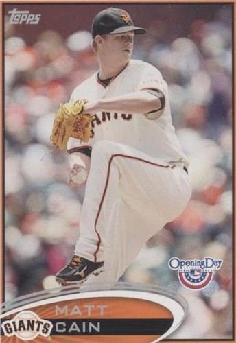 2012 Topps Opening Day - Matt Cain #125