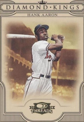 2008 Donruss Threads - Hank Aaron #DK-26