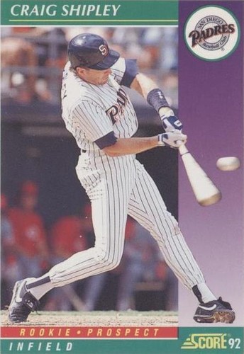 1992 Score - Craig Shipley #856