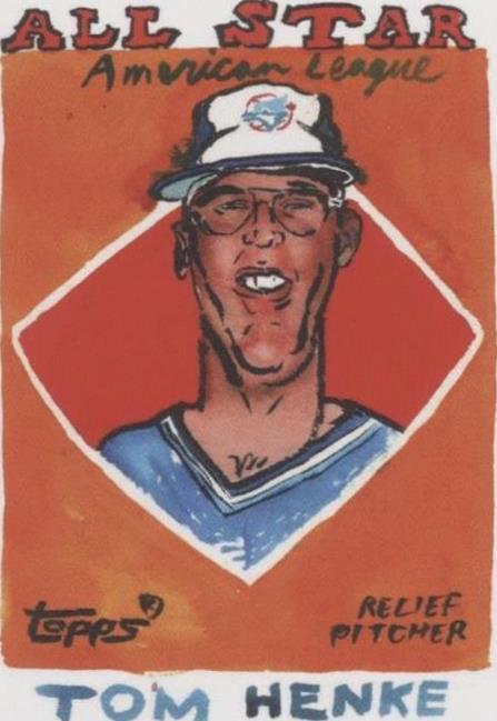 2021 Topps Spotlight 70 By Andy Friedman - Tom Henke #67