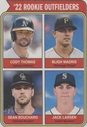 2023 Topps Heritage - Bligh Madris Cody Thomas Jack Larsen #497