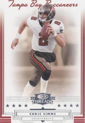 2006 Donruss Threads Chris Simms #90