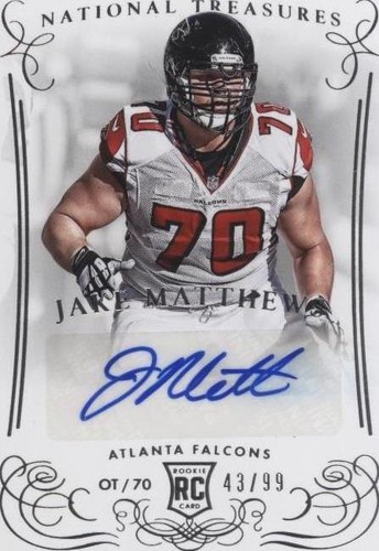 2014 Panini National Treasures Jake Matthews #217