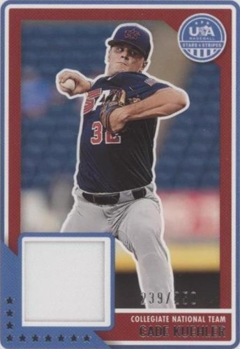 2023 Panini USA Baseball Stars & Stripes - Cade Kuehler #USAM-CK