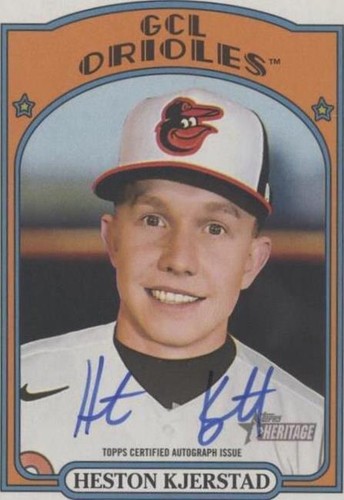 2021 Topps Heritage Minor League Edition - Heston Kjerstad #ROA-HK
