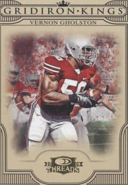 2008 Donruss Threads Vernon Gholston #CGK-50