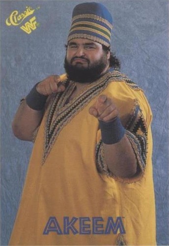 1989 Classic WWF - Akeem #25