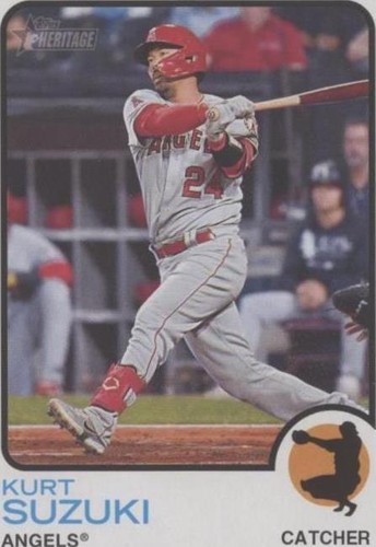 2022 Topps Heritage High Number - Kurt Suzuki #696