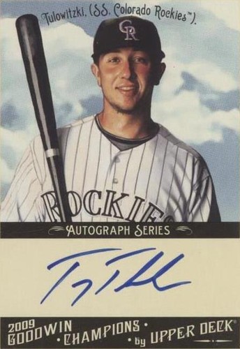 2009 Upper Deck Goodwin Champions - Troy Tulowitzki #A-TT