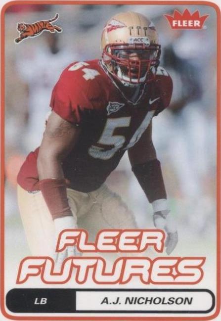2006 Fleer A.J. Nicholson #102