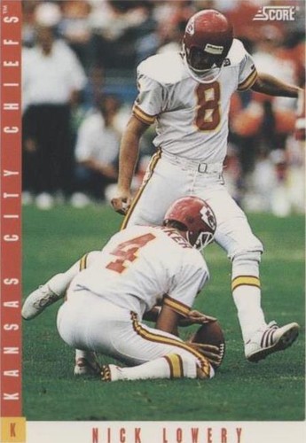 1993 Score Nick Lowery #391