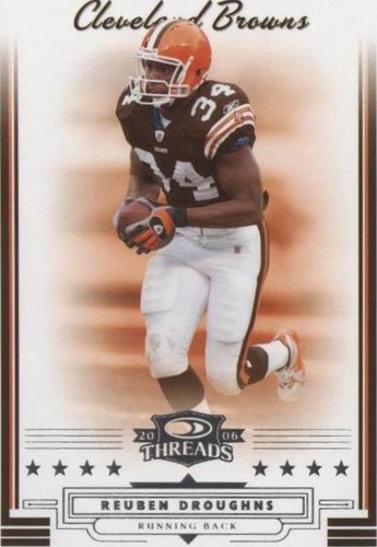 2006 Donruss Threads Reuben Droughns #36