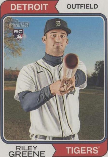 2023 Topps Heritage - Riley Greene #48