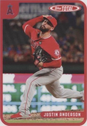 2020 Topps Total - Justin Anderson #721