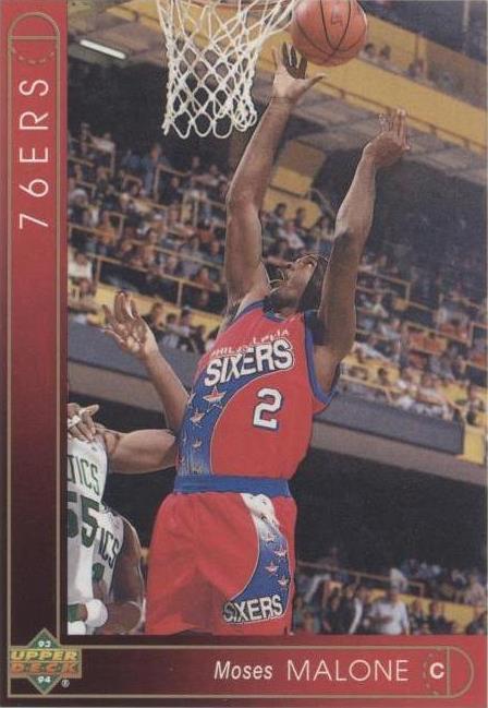 1993-94 Upper Deck International Spanish - Moses Malone #101