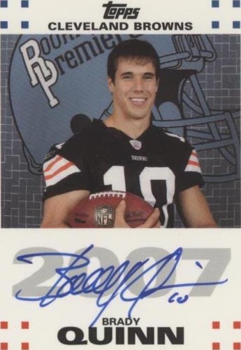 2007 Topps Brady Quinn #RPA-BQ