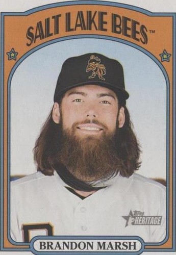 2024 Topps Heritage Mini Brandon Marsh #414 Philadelphia